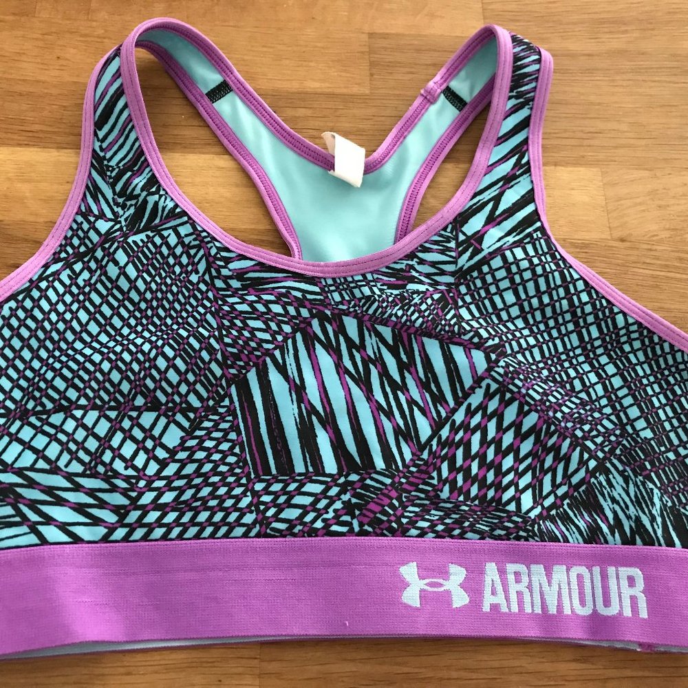 UNDER ARMOUR Multi-Color Athletic Sports Bra